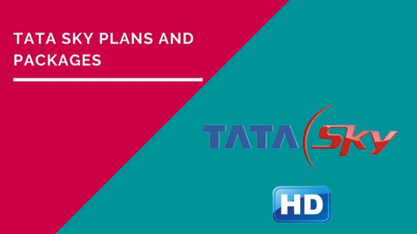 Tata Sky Plans | Tata Sky packages | Tata Sky Price