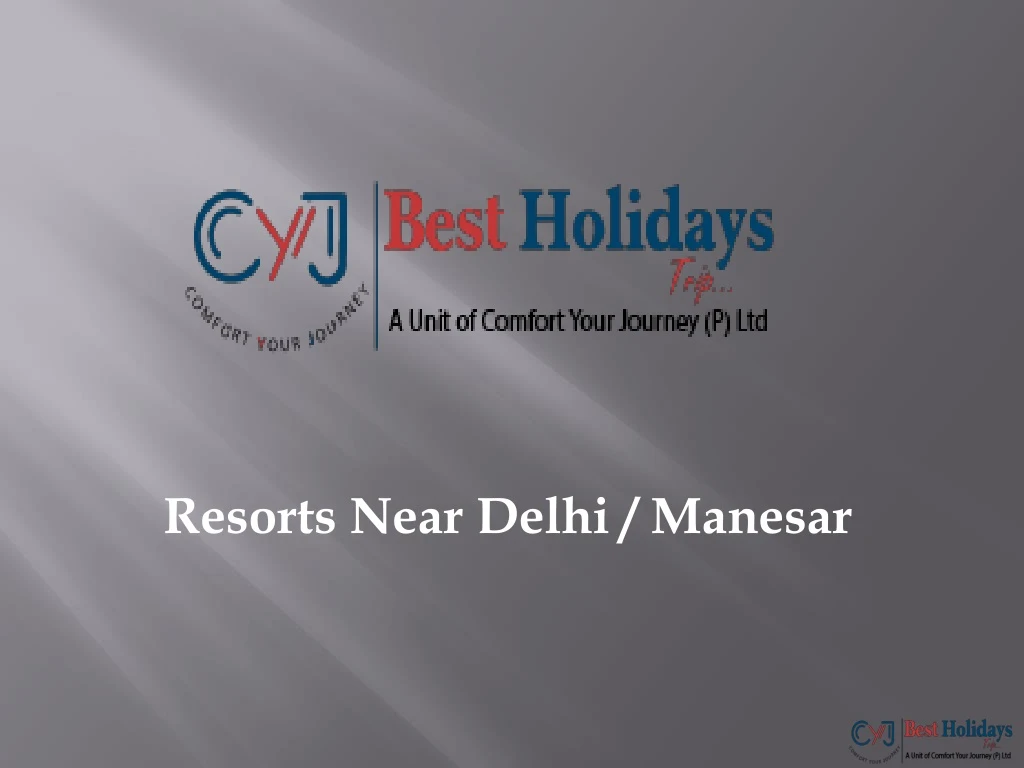 resorts near delhi manesar