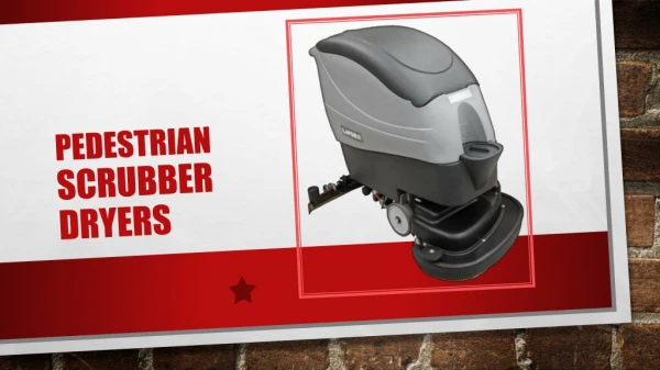 Get The Best Pedestrian Scrubber Dryers & Cleaning Services