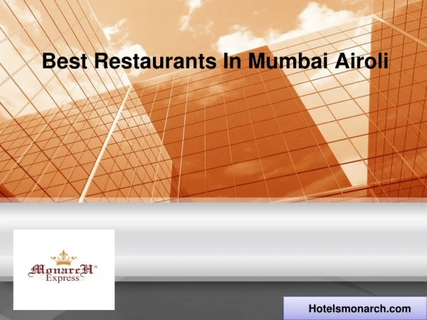 Best Restaurants In Mumbai Airoli