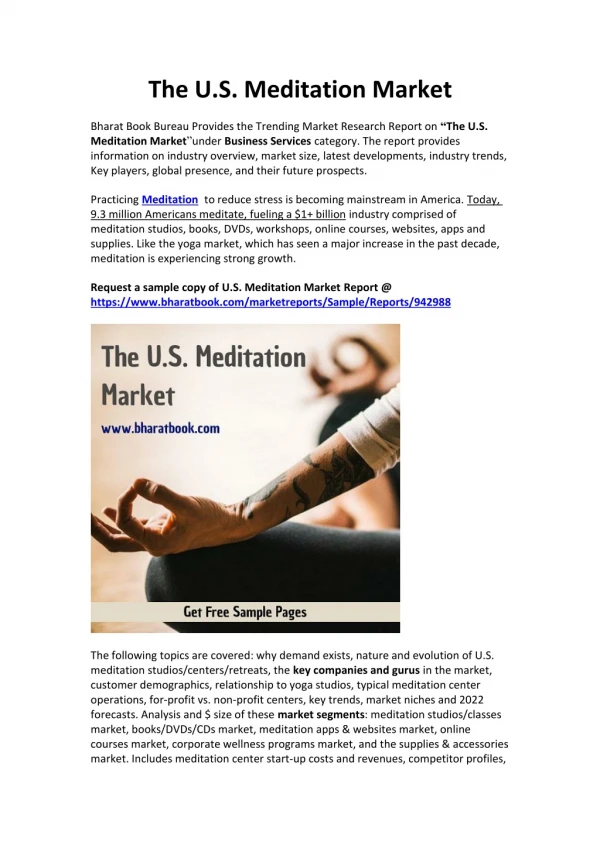 The U.S. Meditation Market