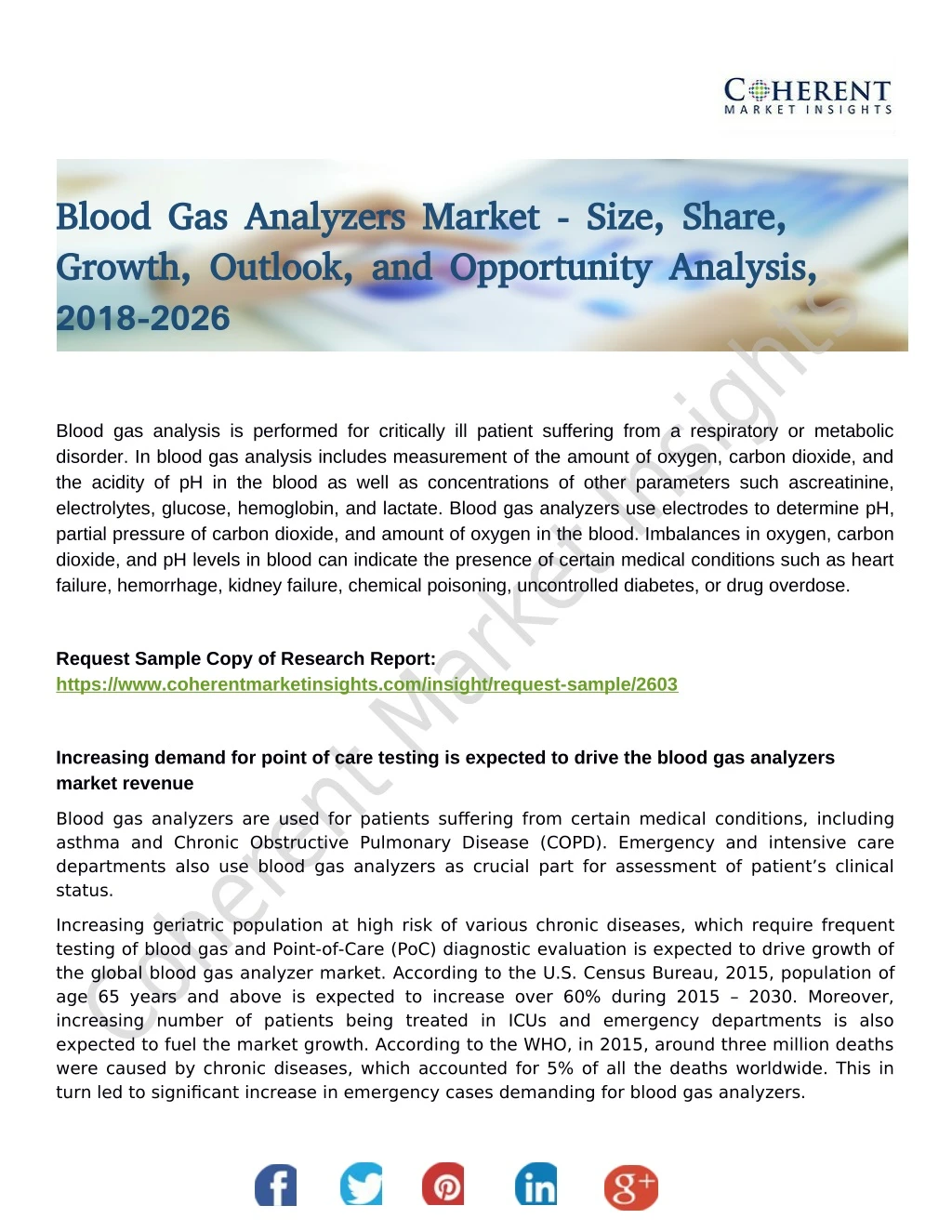 blood gas analyzers market size share blood