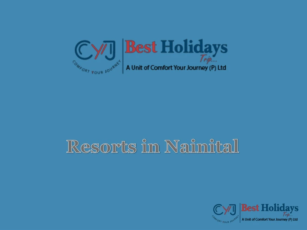 resorts in nainital