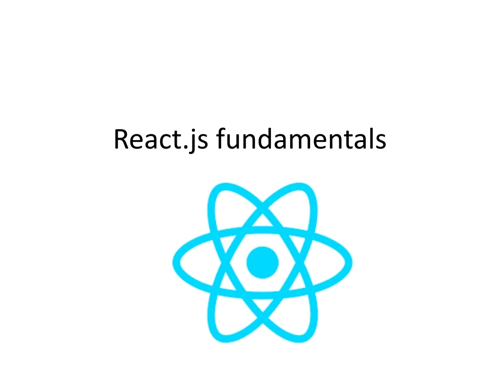 react js fundamentals
