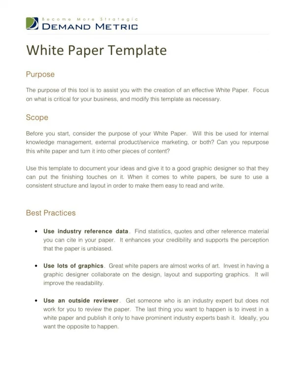 White paper template