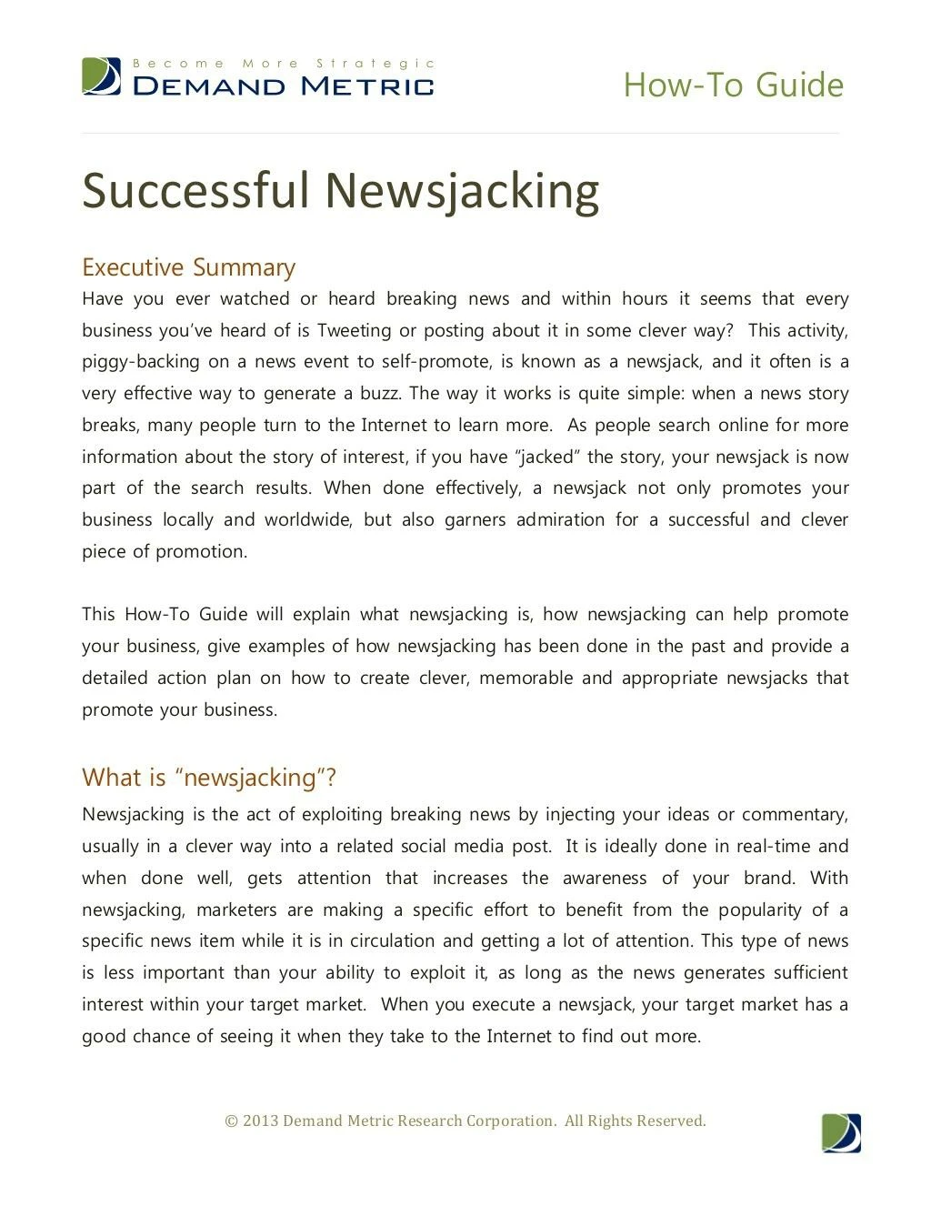 successful newsjacking