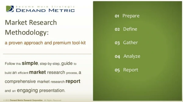 Market Research Methodology