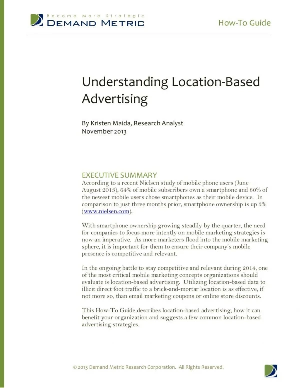 How-to-Guide - Understanding Location Based Advertising