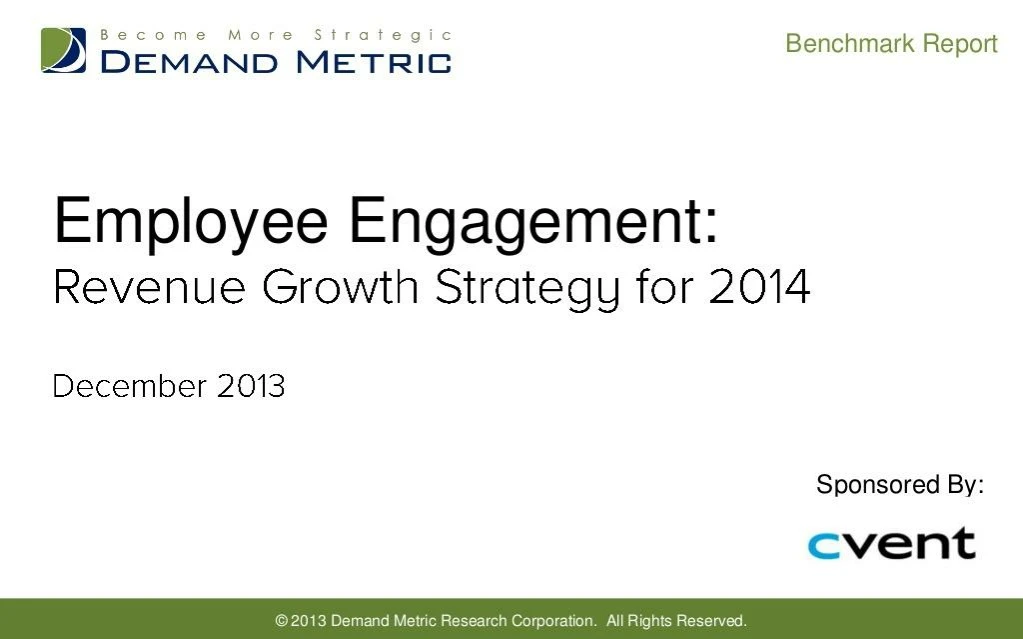 employee engagement benchmark report