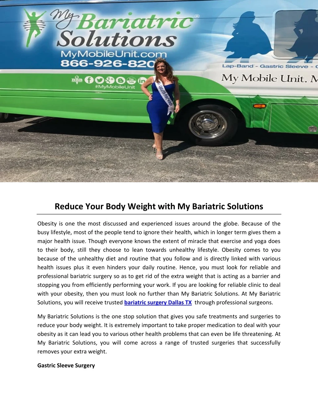 reduce your body weight with my bariatric