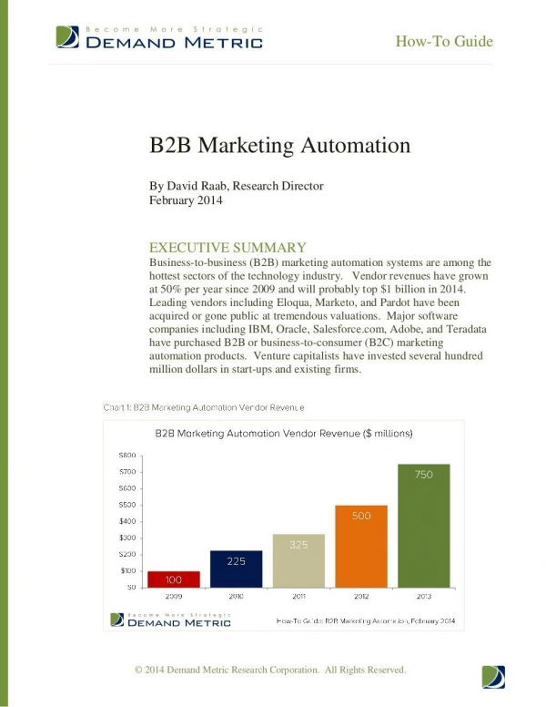How-To Guide: B2B Marketing Automation