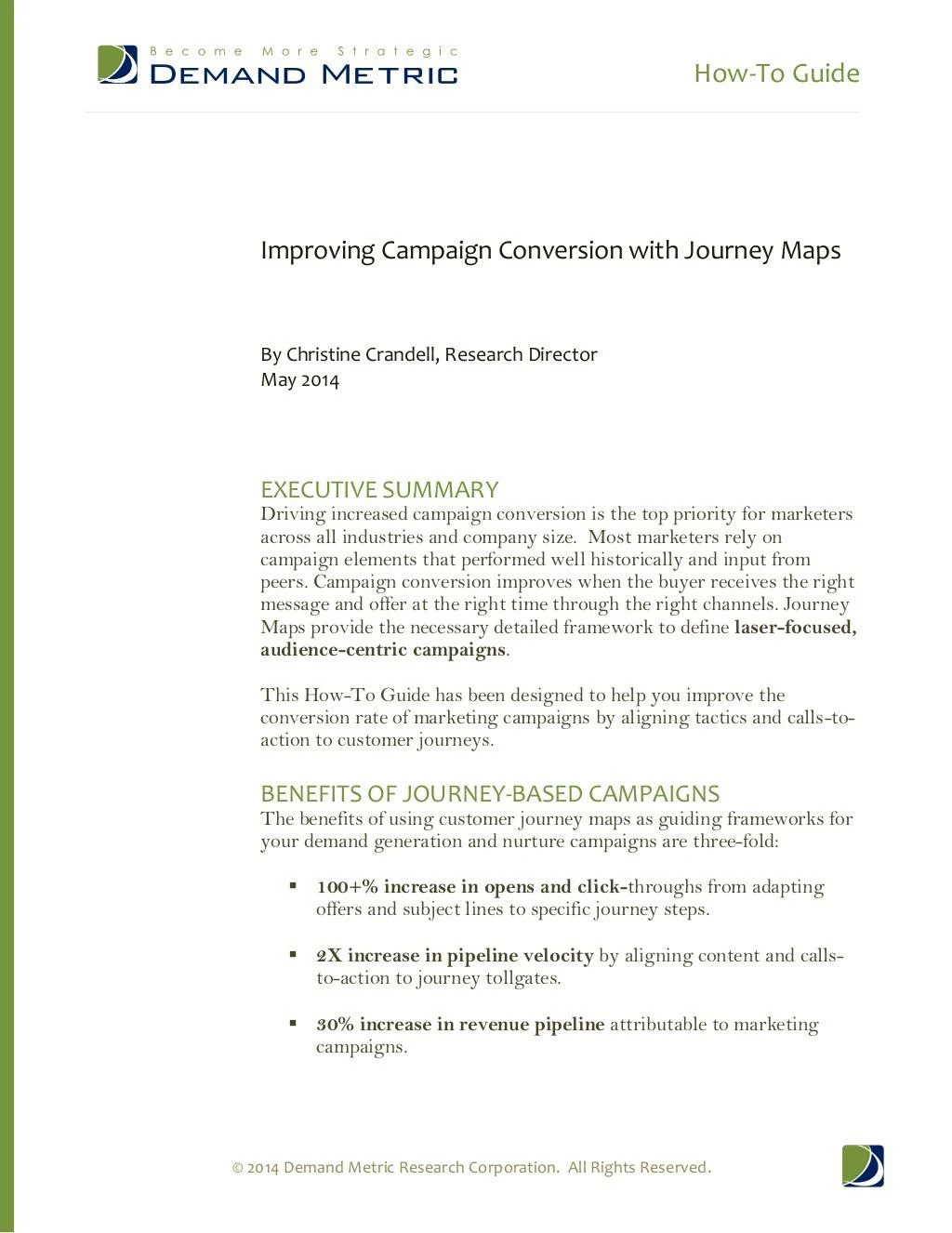 how to guide improving campaign conversion with journey maps