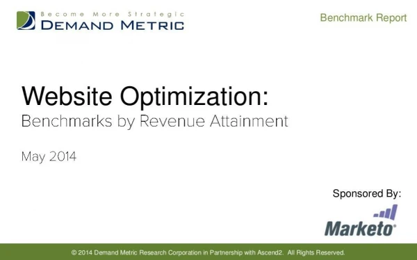 Website Optimization Benchmark Report