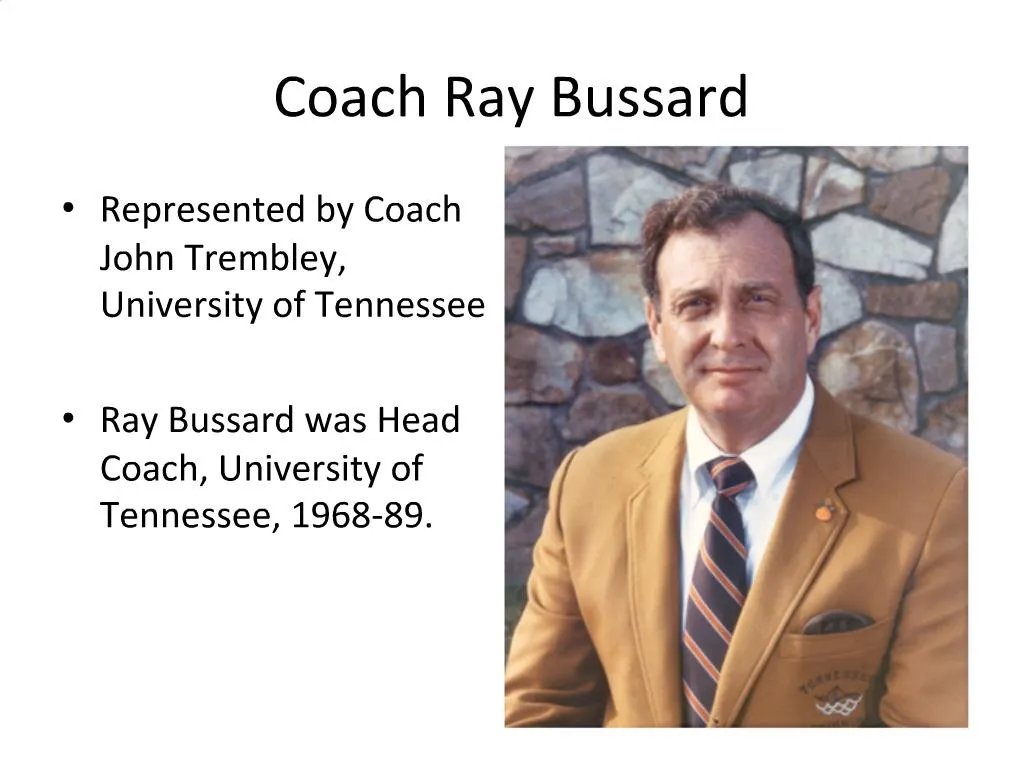 PPT Coach Ray Bussard PowerPoint Presentation, free download ID829962