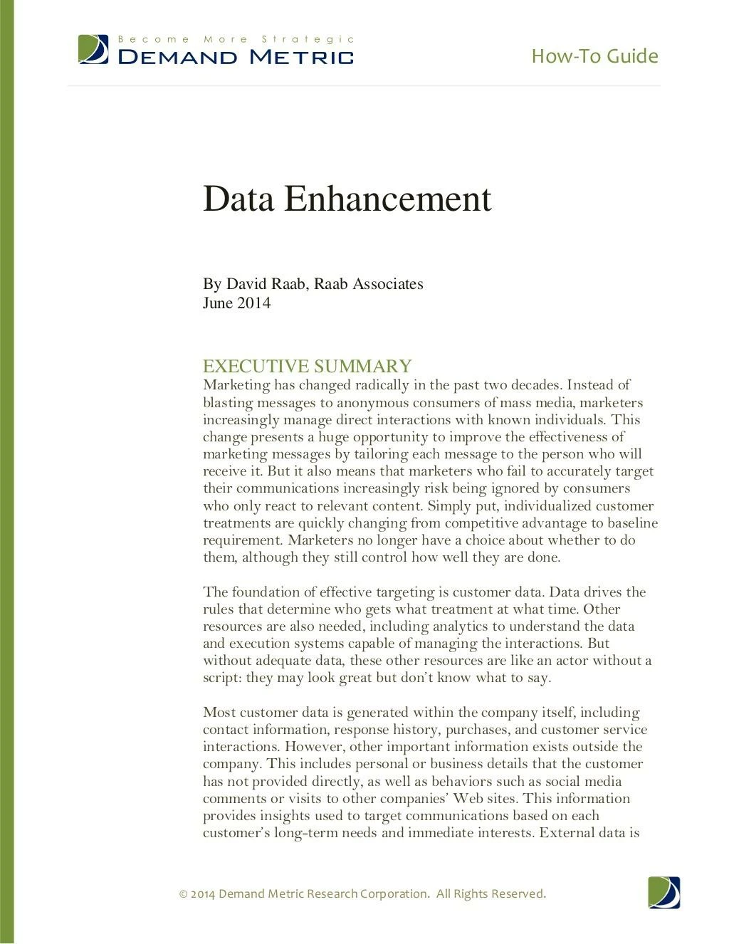 how to guide data enhancement