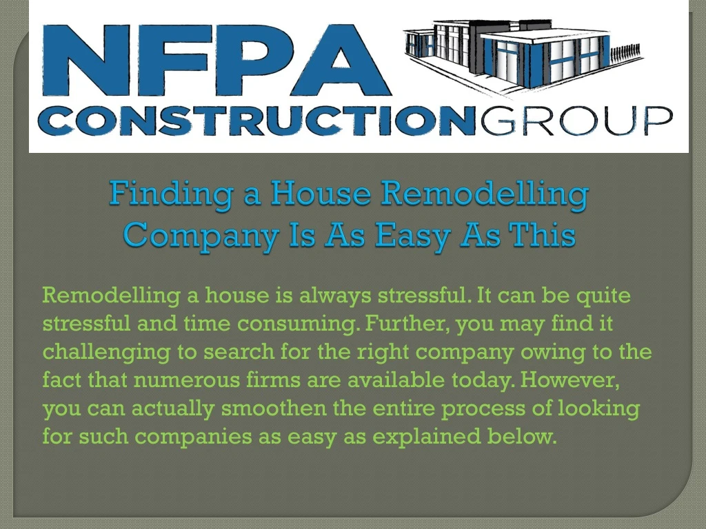finding a house remodelling company is as easy as this