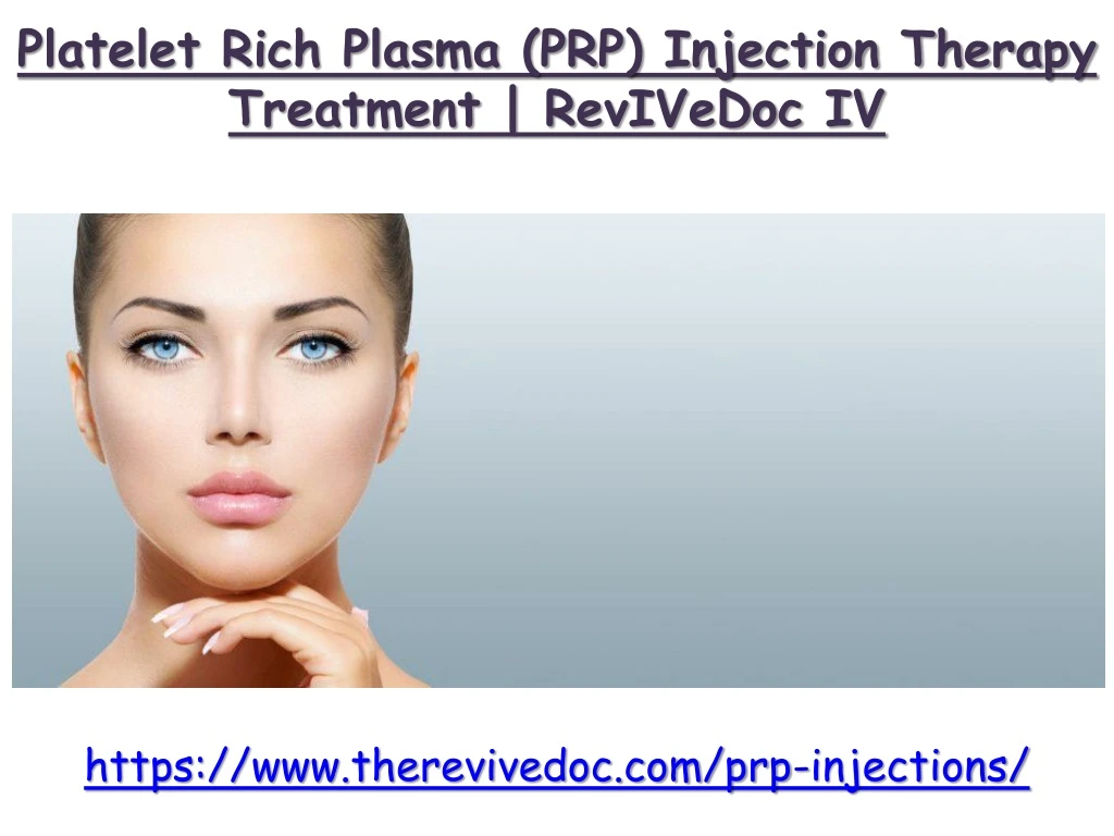 platelet rich plasma prp injection therapy