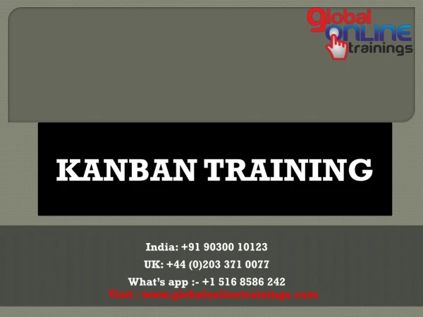 Kanban Training | Kanban Certification Training - GOT