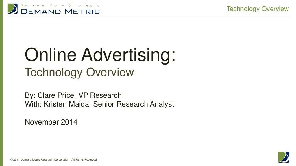 online advertising technology overview