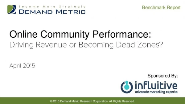 Online Community Performance Benchmark Report