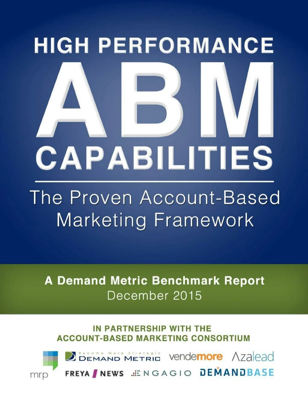 high performance abm capabilities benchmark report