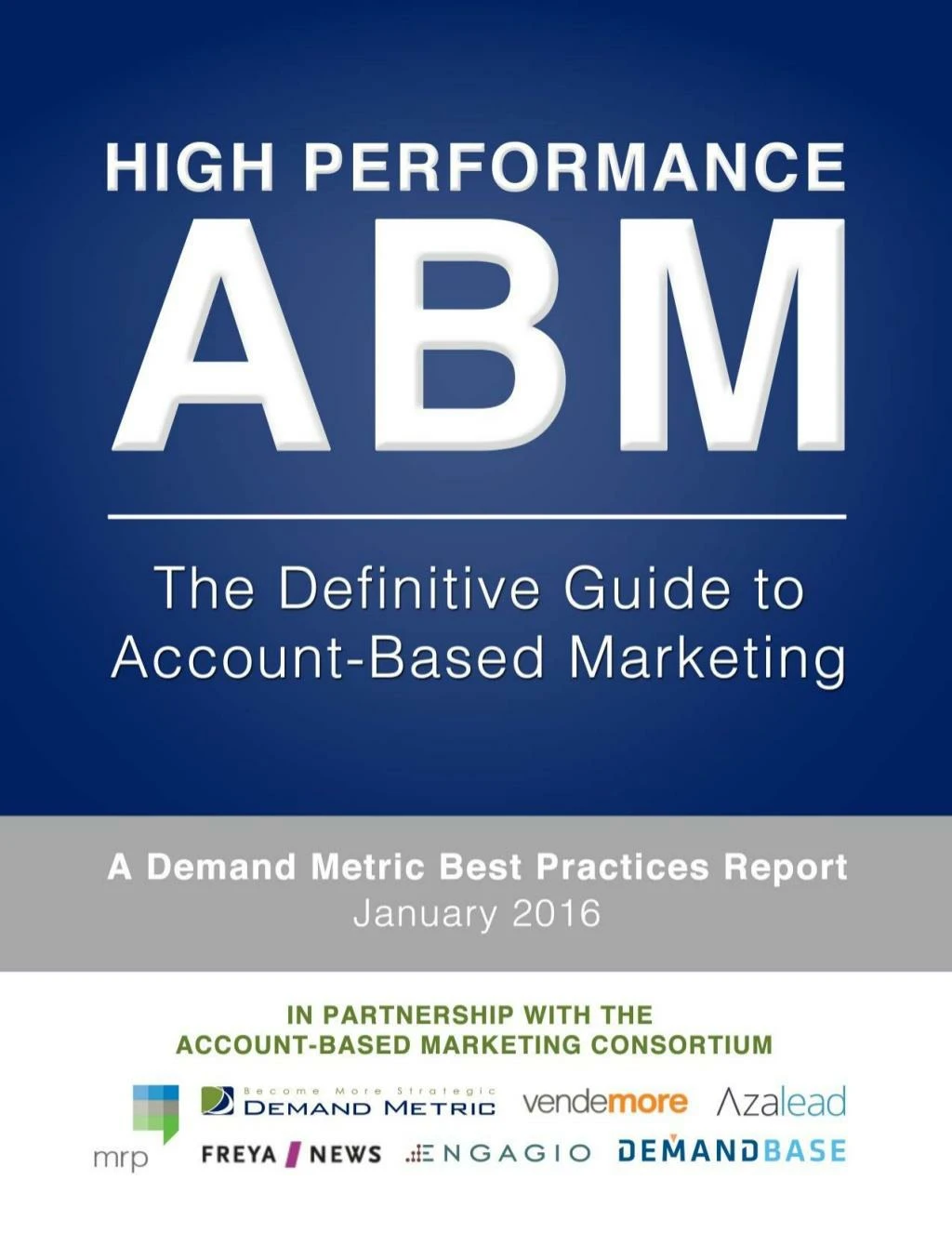 high performance abm best practices report