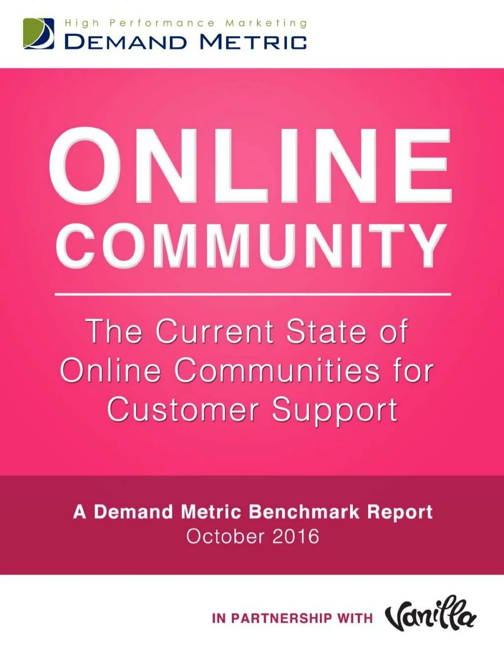the current state of online communities for customer support