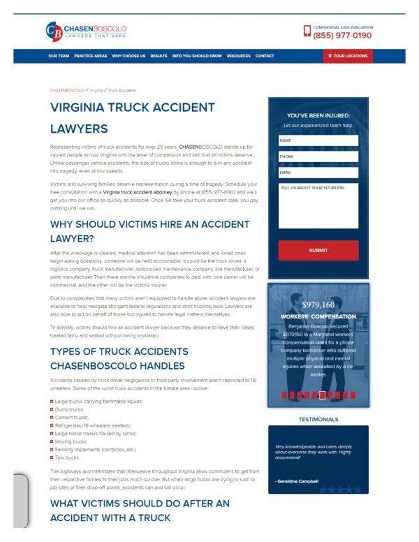 Virginia Truck Accidents Lawyer