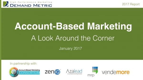 Account-Based Marketing - January 2017