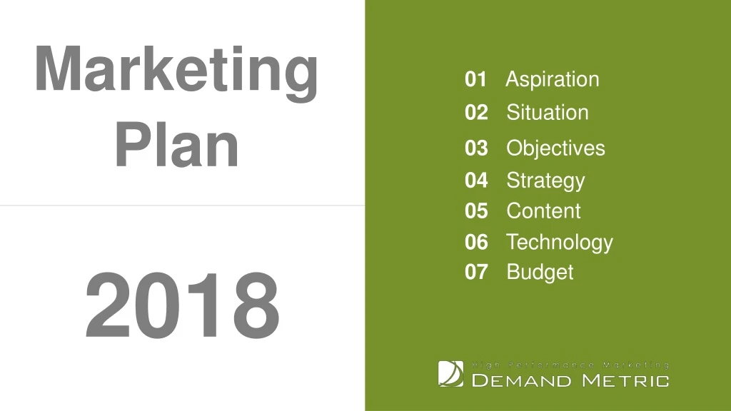 marketing plan