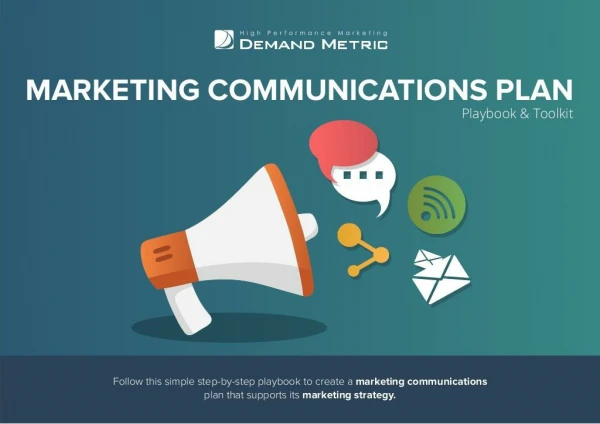 Marketing Communications Plan Playbook