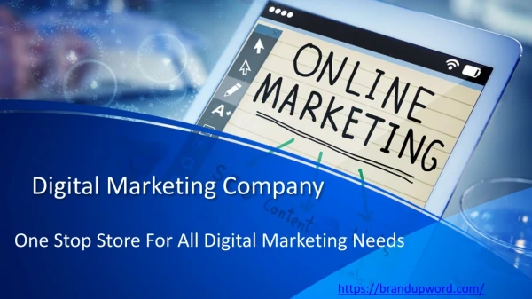 Digital Marketing Company in pune|Online Marketing|Brandupword