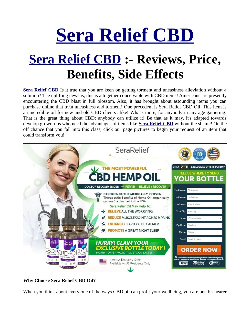 sera relief cbd sera relief cbd reviews price