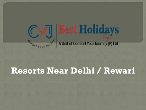 Resorts Near Delhi | Weekend Getaway Near Delhi | The Golden Huts Resort