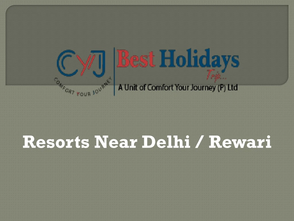 resorts near delhi rewari