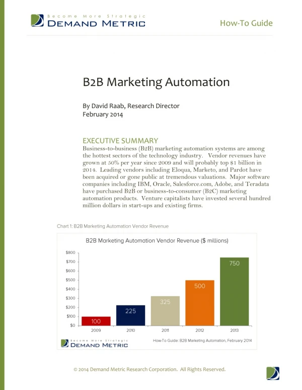 B2B Marketing Automation How-To Guide