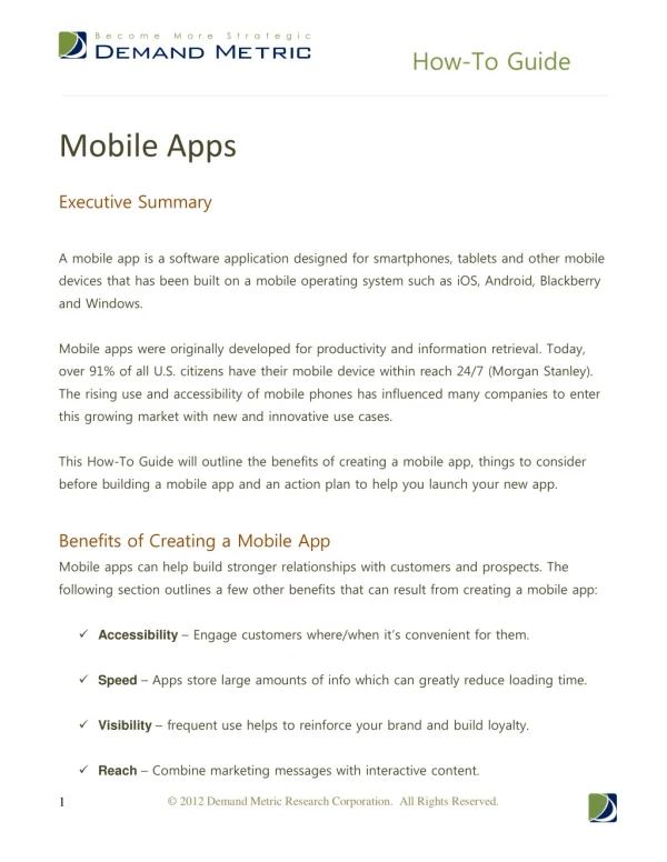 How to Launch a Mobile App Guide How-To Guide