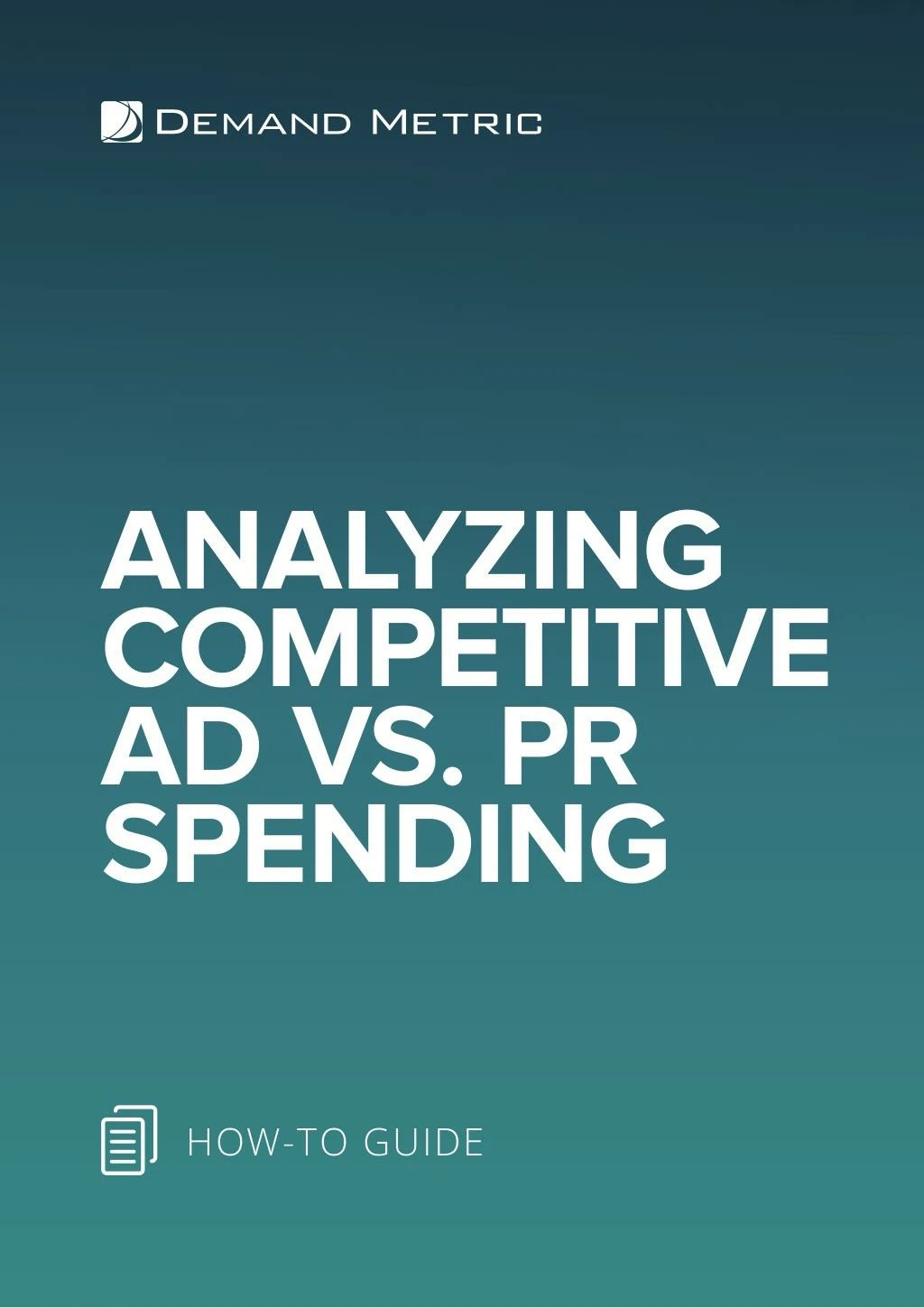 analyzing competitive ad vs pr spending