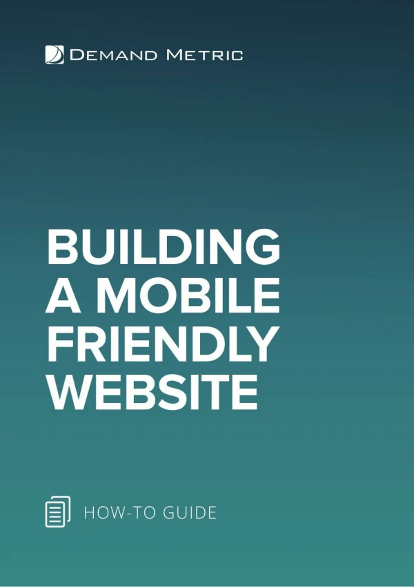 Building a Mobile Friendly Website