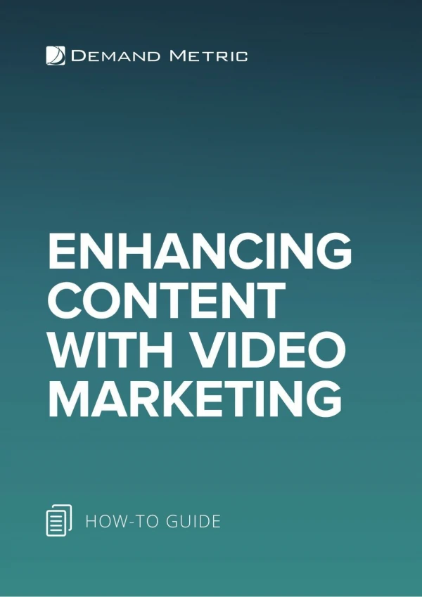 Enhancing Content with Video Marketing