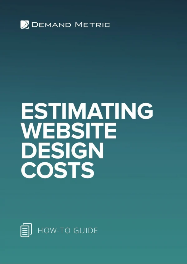 Estimating Website Design Costs