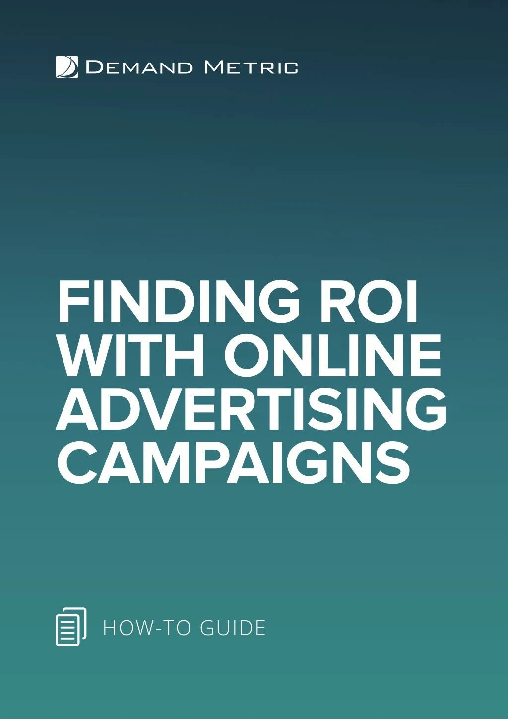 finding roi with online advertising campaigns