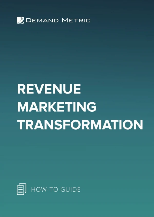 Revenue Marketing Transformation