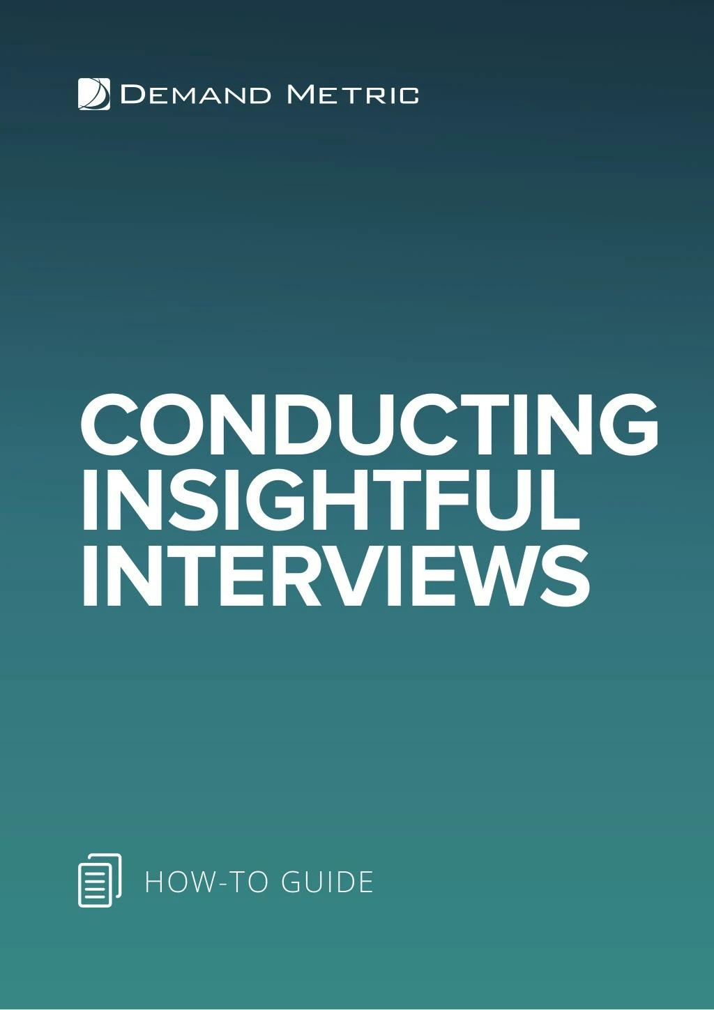 conducting insightful interviews