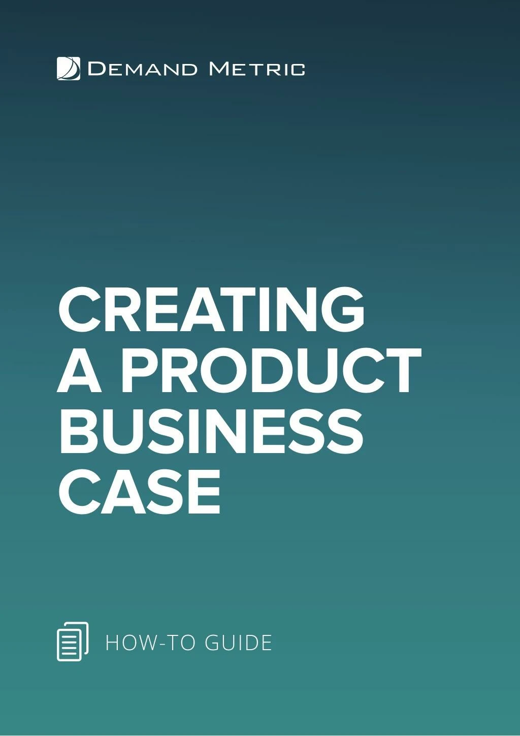 creating a product business case
