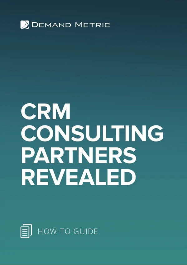 CRM Consulting Partners Revealed