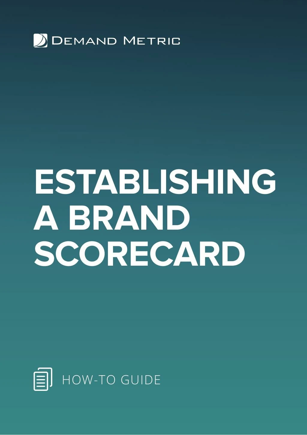establishing a brand scorecard