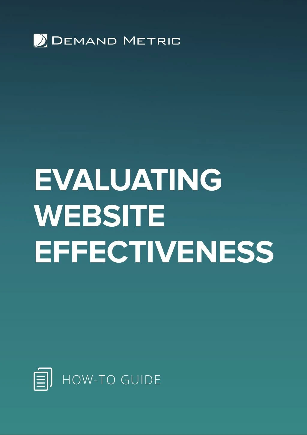 evaluating website effectiveness
