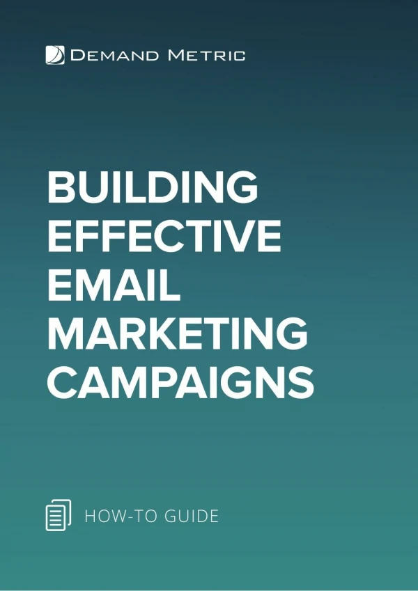 Building Effective Email Marketing Campaigns