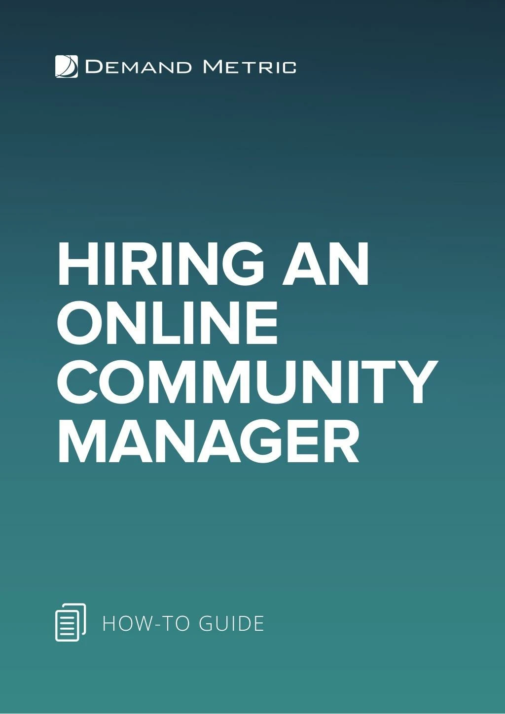 hiring an online community manager